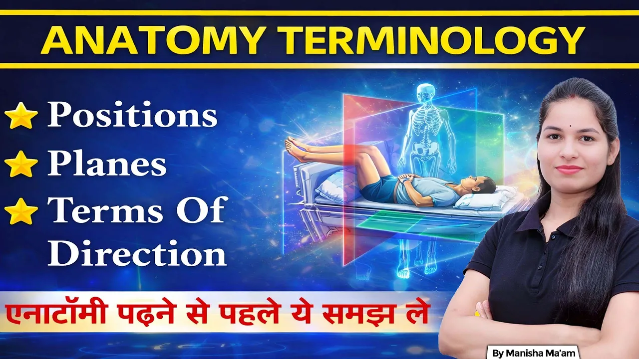 Anatomy Terminology | Anatomy Terminology of Body Parts | Anatomy & Physiology | Manisha Ma'am