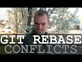 Git rebase how to resolve conflicts