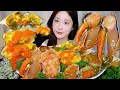 Download Lagu Lobster Kecap + Kepiting Mentah Bumbu Kecap🧡😋 | makan | eating show | asmr mukbang korean