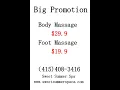 Big Promotion Massage Spa in Novato in Marlin country