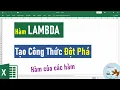 Kham pha ham LAMBDA Tao Cong Thuc Linh Hoat va Dot Pha trong Excel