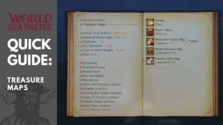 Treasure Maps in World of Sea Battle Beginners Quick Guide