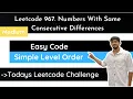 Leetcode 967 Numbers With Same Consecutive Differences