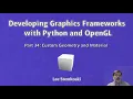 Developing Graphics Frameworks 34 - Custom Geometry and Material