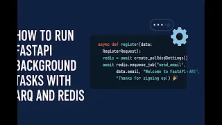 Background tasks in Python ARQ VS Celery