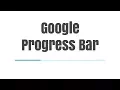 Google Loader Progress Bar Material Progress Bar