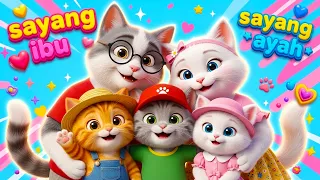 Lagu Anak Indonesia - SAYANG IBU DAN SAYANG AYAH | ANIMASI 3D KUCING LUCU | ZONA ARH KIDS