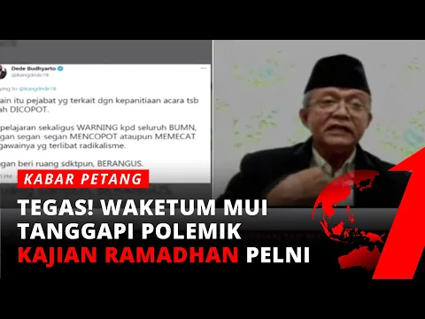 Polemik Kajian Ramadhan di Pelni, Wakil Ketum MUI: Apa Bukti Mereka Radikal? | tvOne