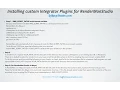 Custom Integrator BxDF Install Tutorial for RenderMan19 RIS