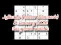 Sudoku solution - Jyllands-Posten 5 January 2026 Easy level