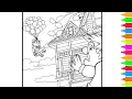 Coloring Disney Pixar UP Coloring Book Page