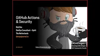 T1S1 Rob Bos - How to use GitHub Actions with security in mind