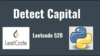 Leetcode 520 Detect Capital