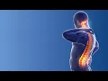 Neck and back joint pain medical background stock footage stock Cinefootage