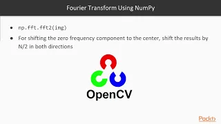 Learn Computer Vision with Python and OpenCV Fourier Transform on Images packtpub com