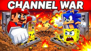 My Minecraft Channels Started A WAR...