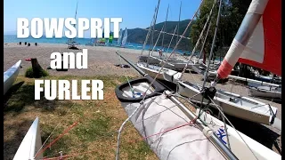 Jib furler and bowsprit arrangement   Hobie Pacififc, 16, FX1 etc