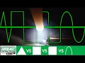 TIG AC Waveforms Square vs Soft Square vs Triangle vs Sine Wave