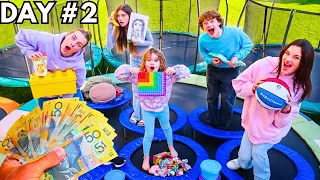LAST TO LEAVE THE TRAMPOLINE WINS $1000!