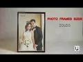 PHOTO FRAMES SIZES