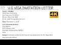 How To Write U S Visa Invitation Letter with Sample and Explanation Writing Tutorials