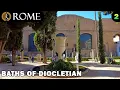 Rome guided tour Baths of Diocletian 2 4K Ultra