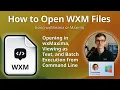 How to Open WXM Files wxMaxima Batch