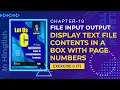 Let us C Solutions C Programming Write a program display Text File Content with Page Number in C