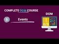 Introduction to Events in DOM