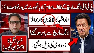 حماد اظہر کا 20 دن ریمانڈ، زرداری کی ڈیل ہوگئی، لانگ مارچ کے خلاف درخواست دائر