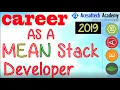 What is MEAN Stack Career as a MEAN stack developer Mean Stack Training in Kolkata