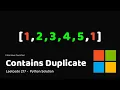 Leetcode 217 - Contains Duplicate