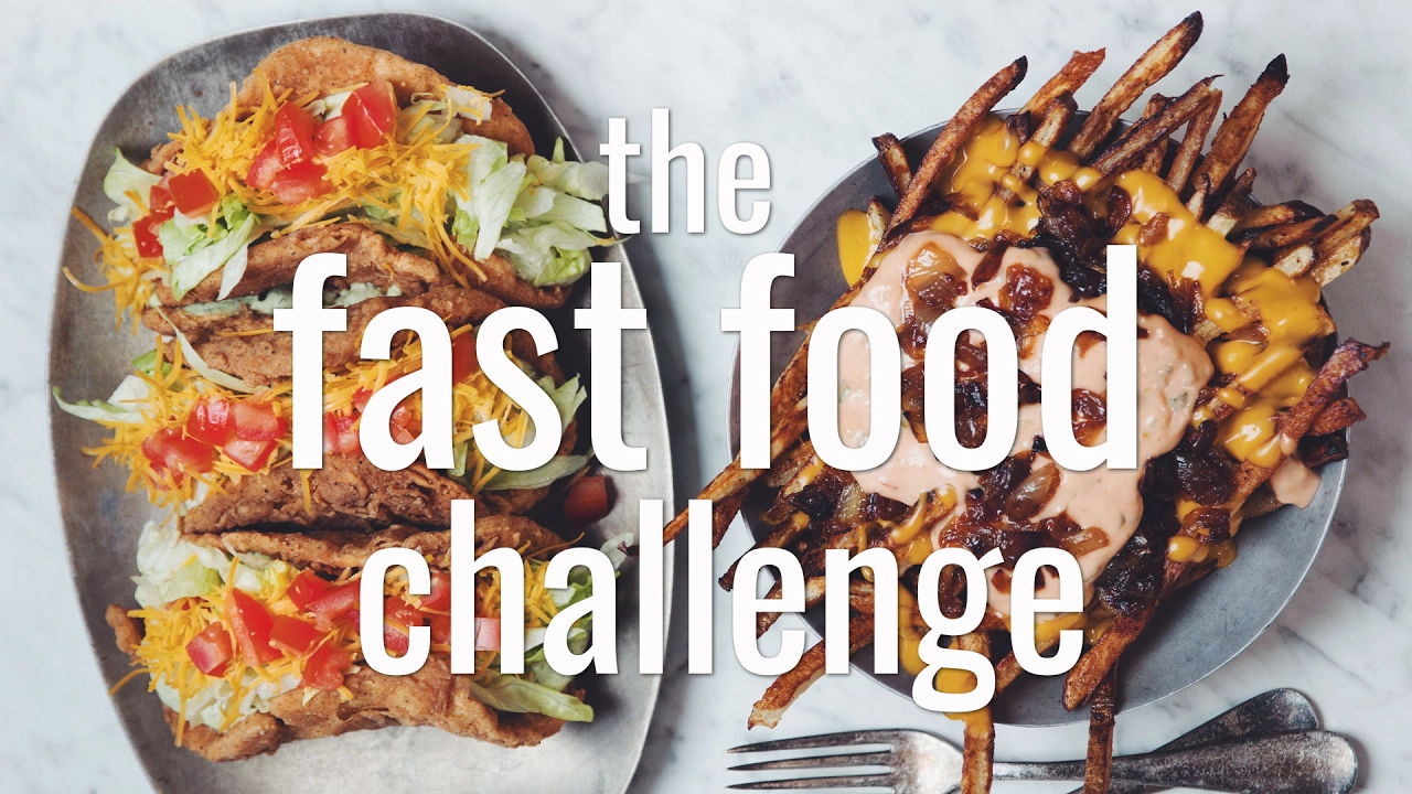 the fast food challenge (vegan)   hot for food