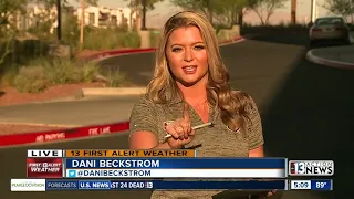 Beautiful weather in the Las Vegas valley
