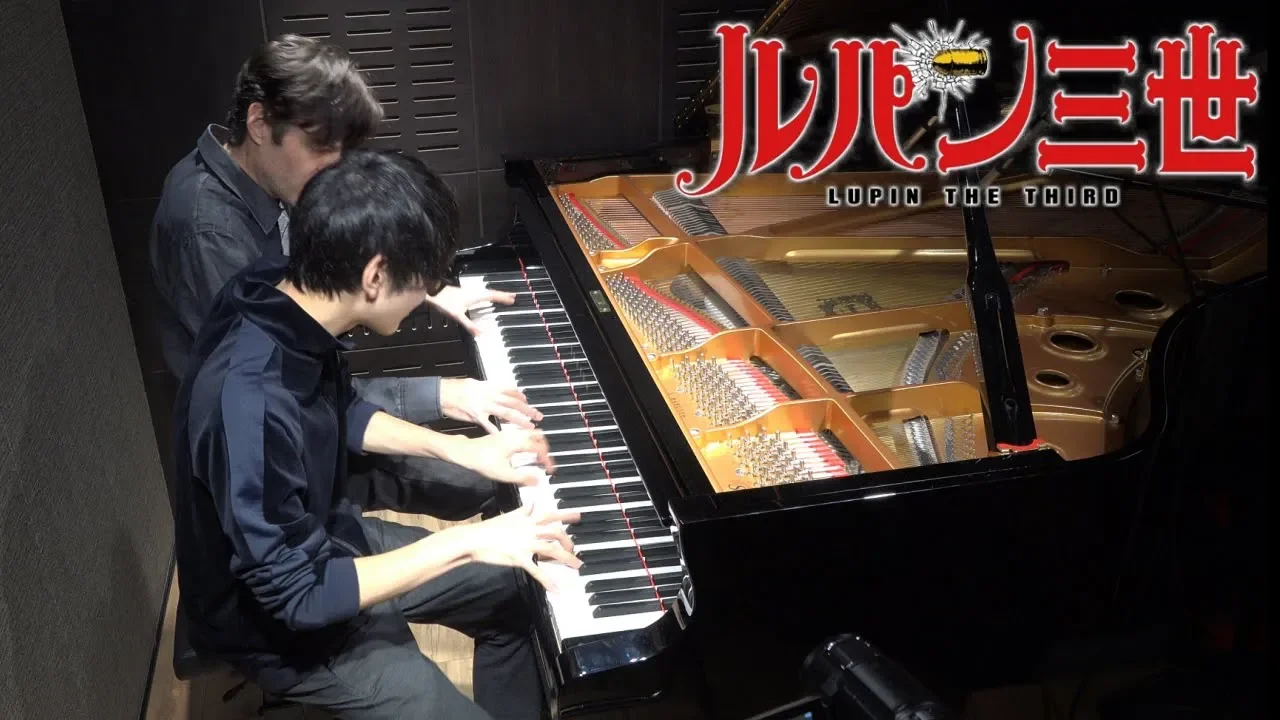 ルパン三世のテーマ 78超絶上級ジャズピアノアレンジ を連弾してみた よみぃ Jacob Koller Musian