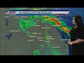 Weather radar shows weekend rain