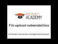 Portswigger File upload vulnerabilities Remote code execution via polyglot web shell upload