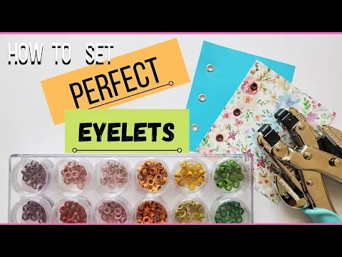 Download MP3 How to Set PERFECT Eyelets / Crafting Conundrums