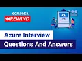 Azure Interview Questions And Answers Azure Tutorial For Beginners Azure Edureka Rewind - 1