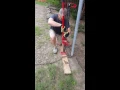 How to get a fence post out of the ground with a highlift jack