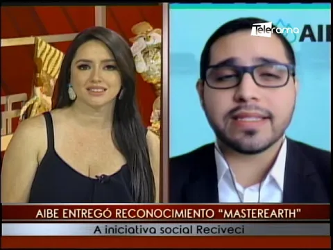 AIBE entregó reconocimiento Masterearth a iniciativa Social ReciVeci