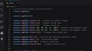 JavaScript Math Object