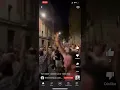 Crowd sing “another love”