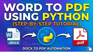 Convert Word to PDF Using Python Step-by-Step Tutorial Docx to PDF Automation