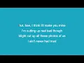 CUT UP (SAILORR) • Karaoke Instrumental + On‑Screen Lyrics