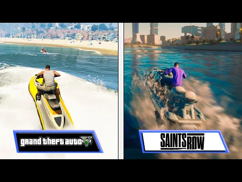 Analista de Bits | Saint's Row 2022 vs GTA V | Graphics &amp; Details Comparison | PC Max. Settings