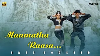manmatha raasa bass boosted audio thiruda thirudi dhanush chaya singh dhina