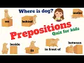 Prepositions Quiz Game for Kids Learn Grammar Learn with Images Quiz Time True False