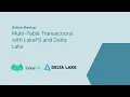 Multi-Table Transactions with LakeFS and Delta Lake