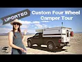 UPDATE Our Custom Four Wheel Popup Camper Tour 4x4 Ford Ranger